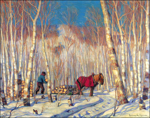 March in the Birch Woods Clarence Gagnon