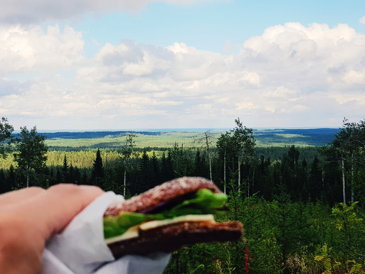 #484 – Eväsleipä ja kaukomaisema