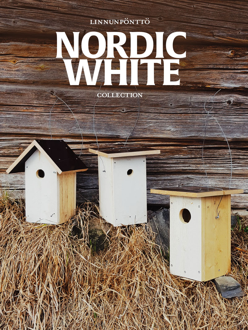 #667 – ’Nordic White’ linnunpönttö collection